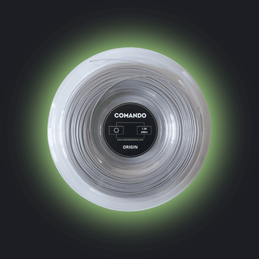 Cordage tennis monofilament Comando Origin 8 côtés pour contrôle et effet